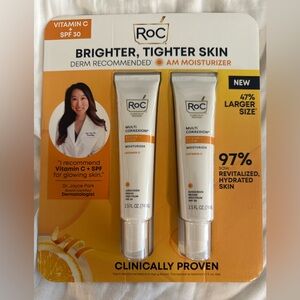 RoC Multi Correxion Revive + Glow AM Moisturizer - White and Orange